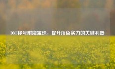 DNF称号附魔宝珠，提升角色实力的关键利器