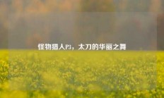 怪物猎人P3，太刀的华丽之舞