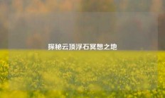 探秘云顶浮石冥想之地