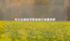 龙之谷森林龙职业排行深度剖析