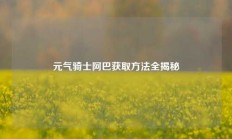 元气骑士阿巴获取方法全揭秘