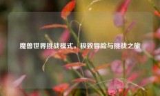 魔兽世界挑战模式，极致冒险与挑战之旅
