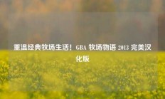 重温经典牧场生活！GBA 牧场物语 2013 完美汉化版