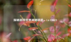 探秘游戏世界神秘钥匙，1.6 CDKEY