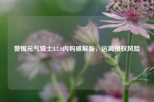 警惕元气骑士3.2.0内购破解版，远离侵权风险