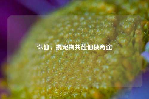 诛仙,携宠物共赴仙侠奇途