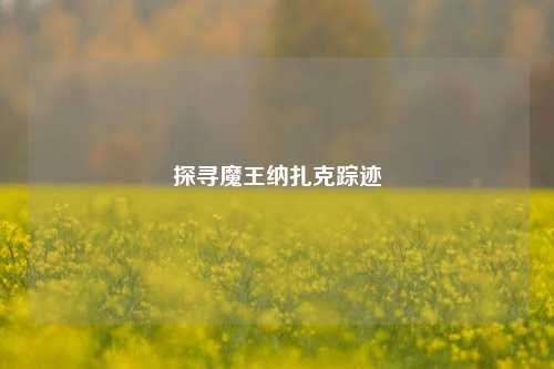 探寻魔王纳扎克踪迹